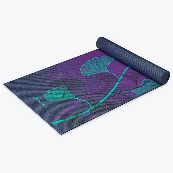 Premium 6mm Lily Shadows Yoga Mat from Gaiam