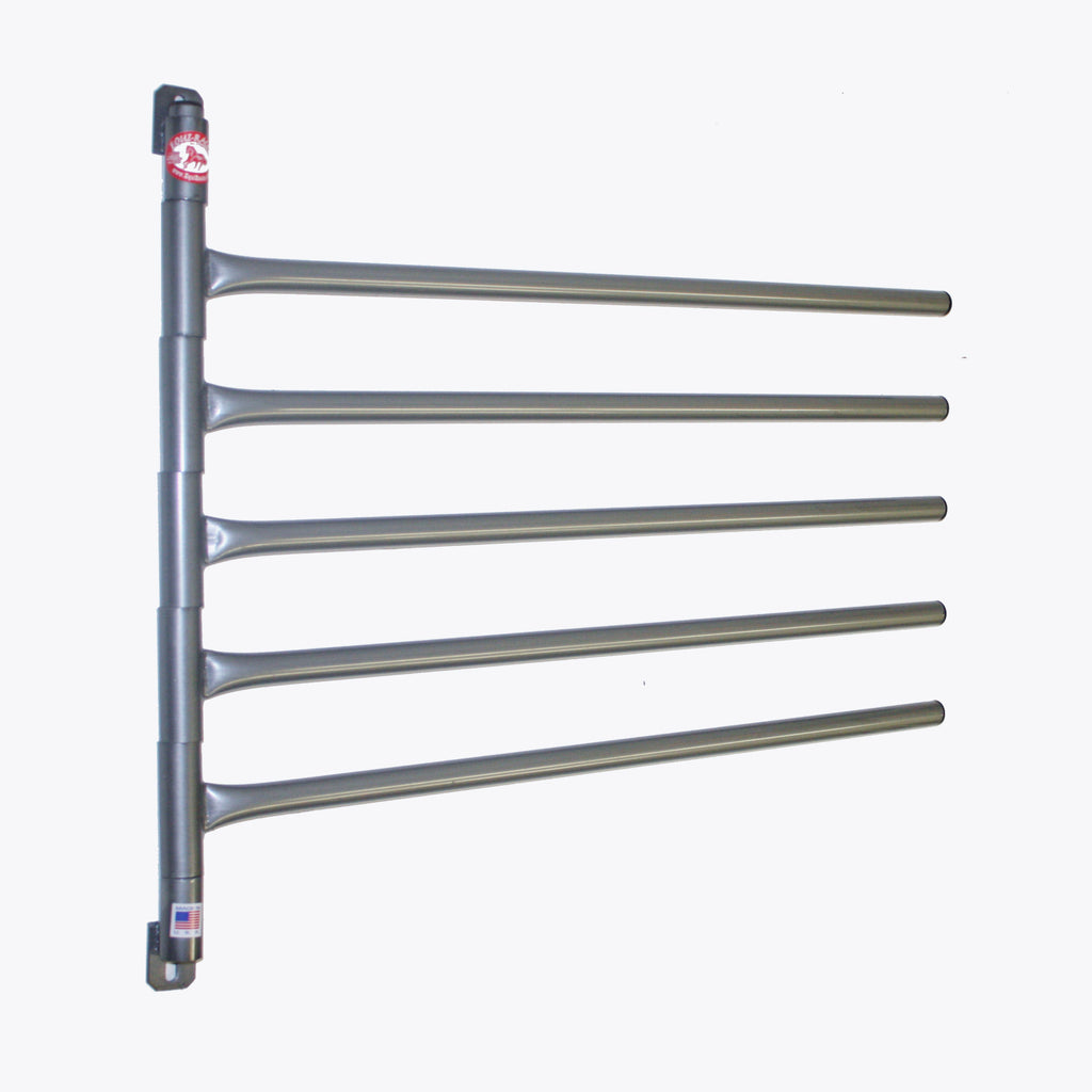 5-Arm Wall Mounted Yoga Mat Rack