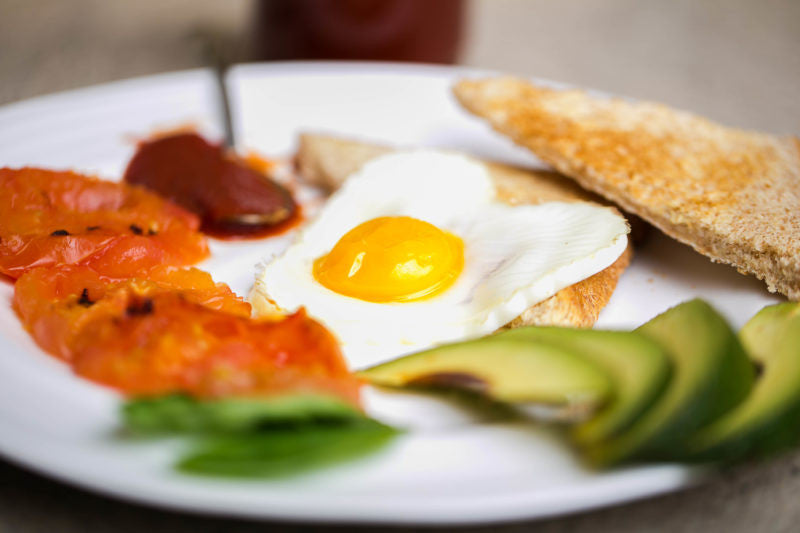 Breakfast with eggs