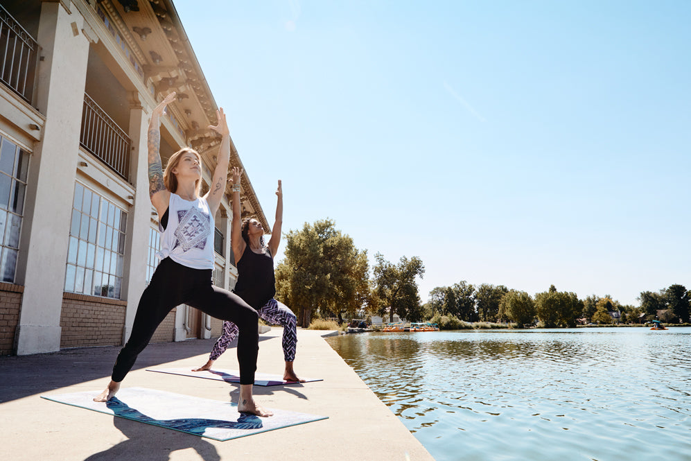 Behind the Scenes: Yoga Photoshoot at Denver's Historic Boathouse - Gaiam
