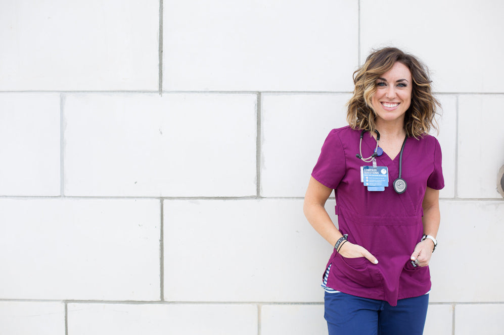 A nurse with a stethoscope
