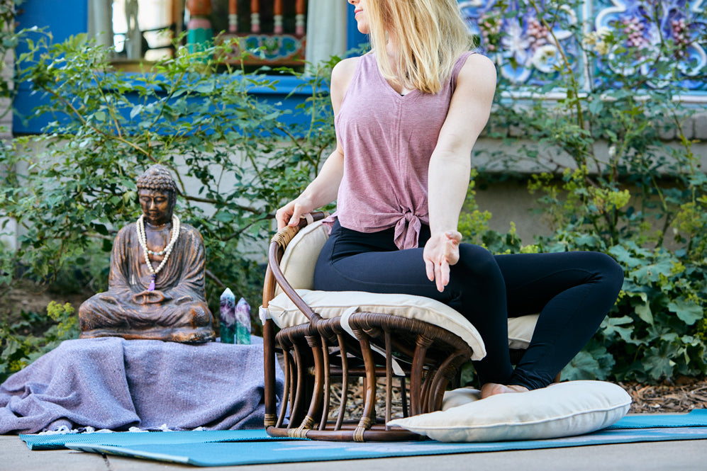 Behind the Scenes: Meditation Photoshoot at the Boulder Dushanbe Teahouse