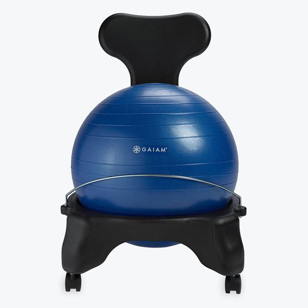 Blue Classic Balance Ball Chair
