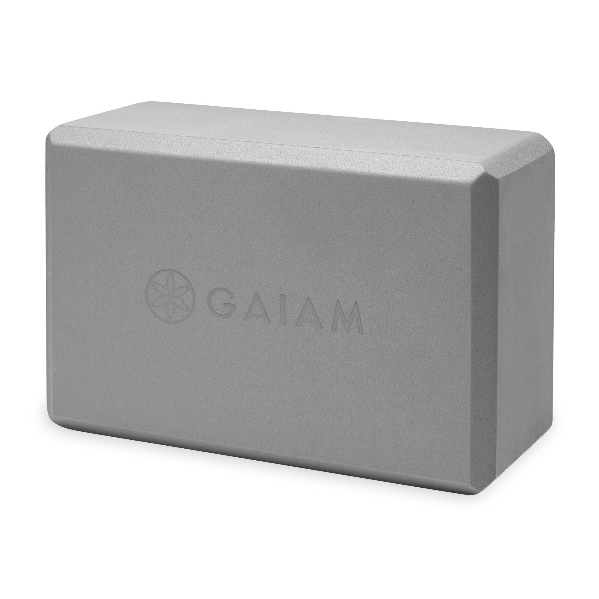 Gaiam Tri-Colour Yoga Block - Purple/Pink/Grey 