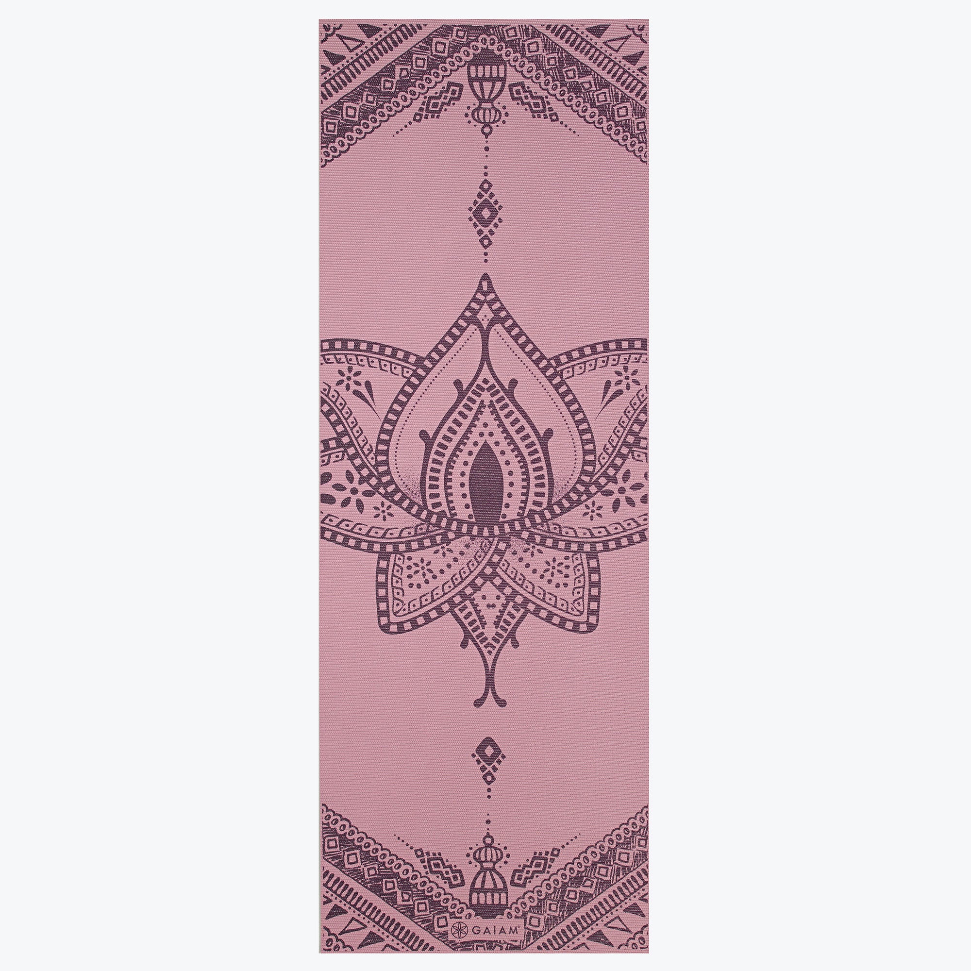 Gaiam Yoga Reversible Yoga Mat - 6 mm, 68x24” - Geo Feather