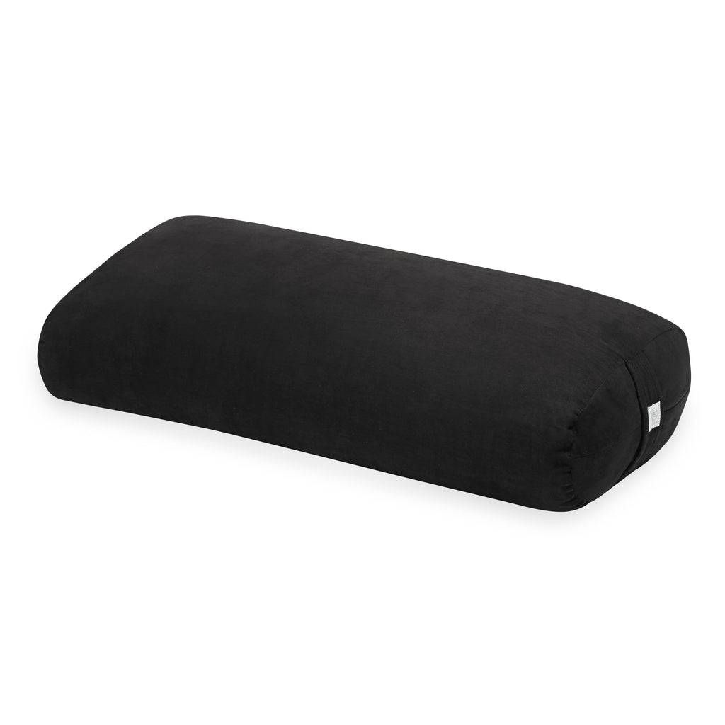 Gaiam Rectangular Bolster Black front