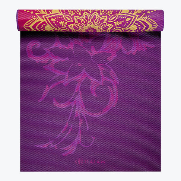 Premium Reversible Perpetual Blossom Yoga Mat (6mm)