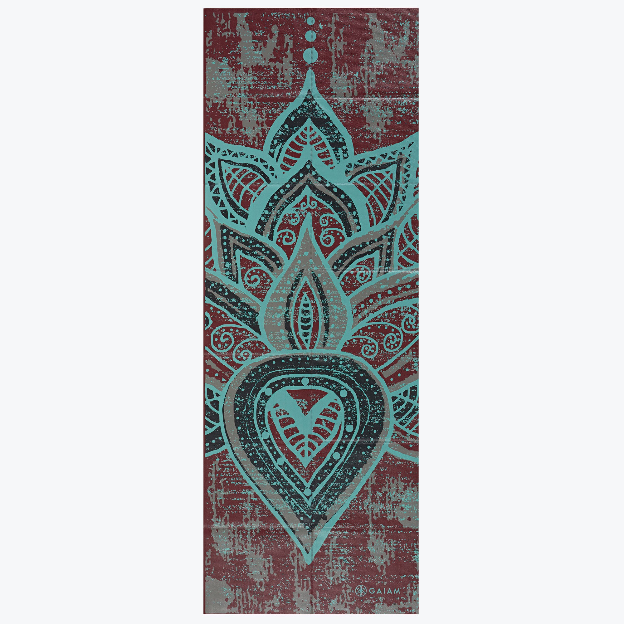 Gaiam Foldable Yoga Mat be free print rolled out