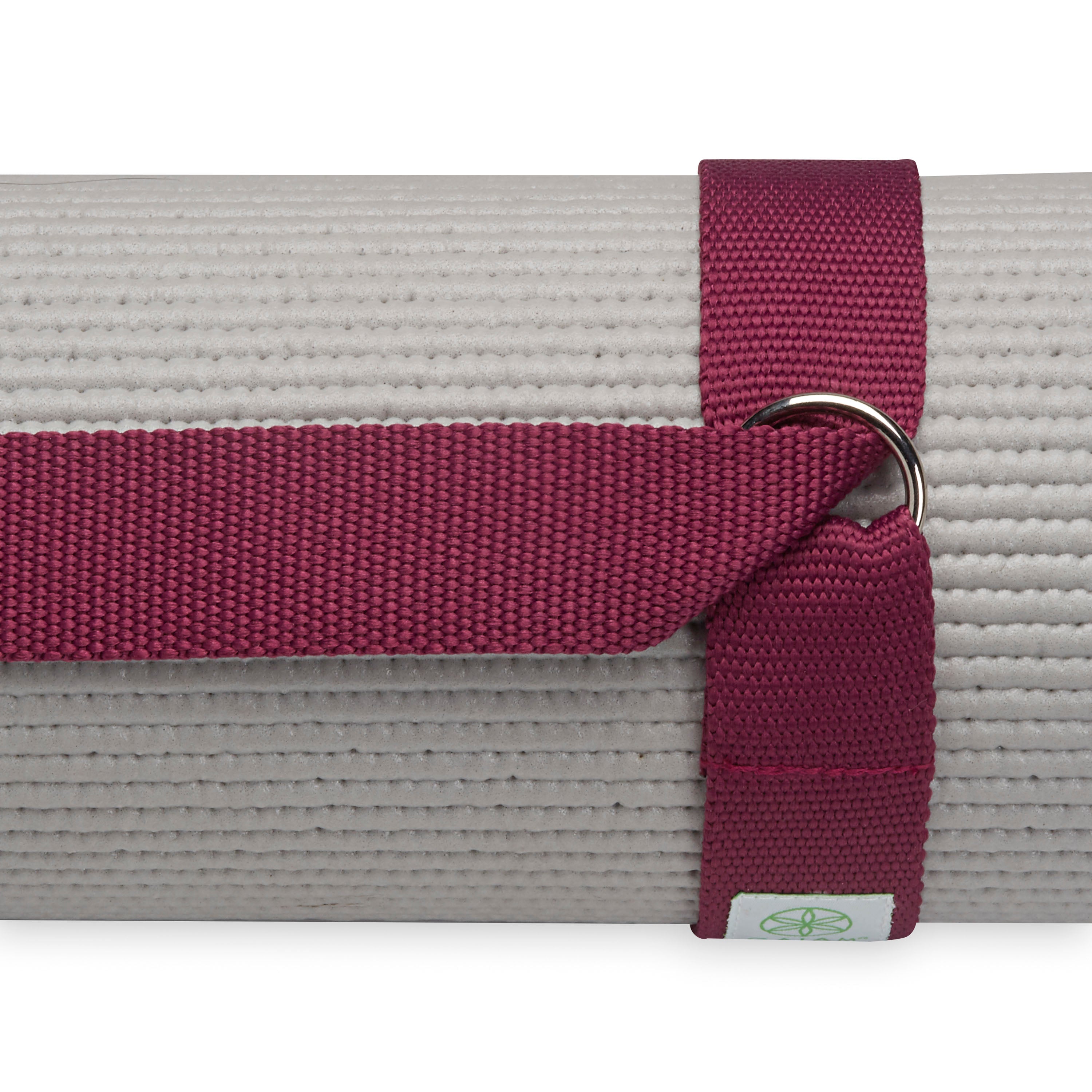 Gaiam Easy-Cinch Yoga Sling Mulberry closeup