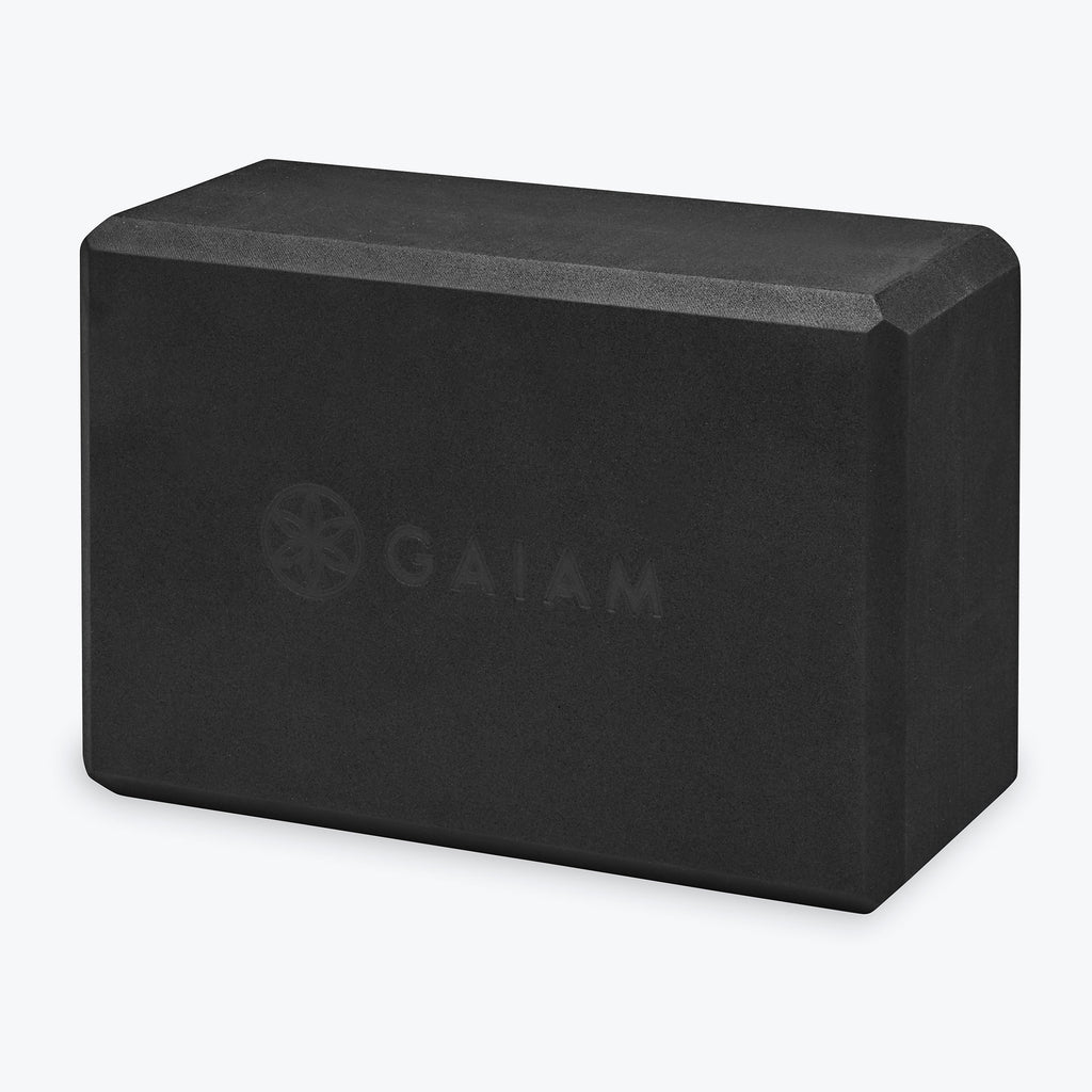 Black yoga block