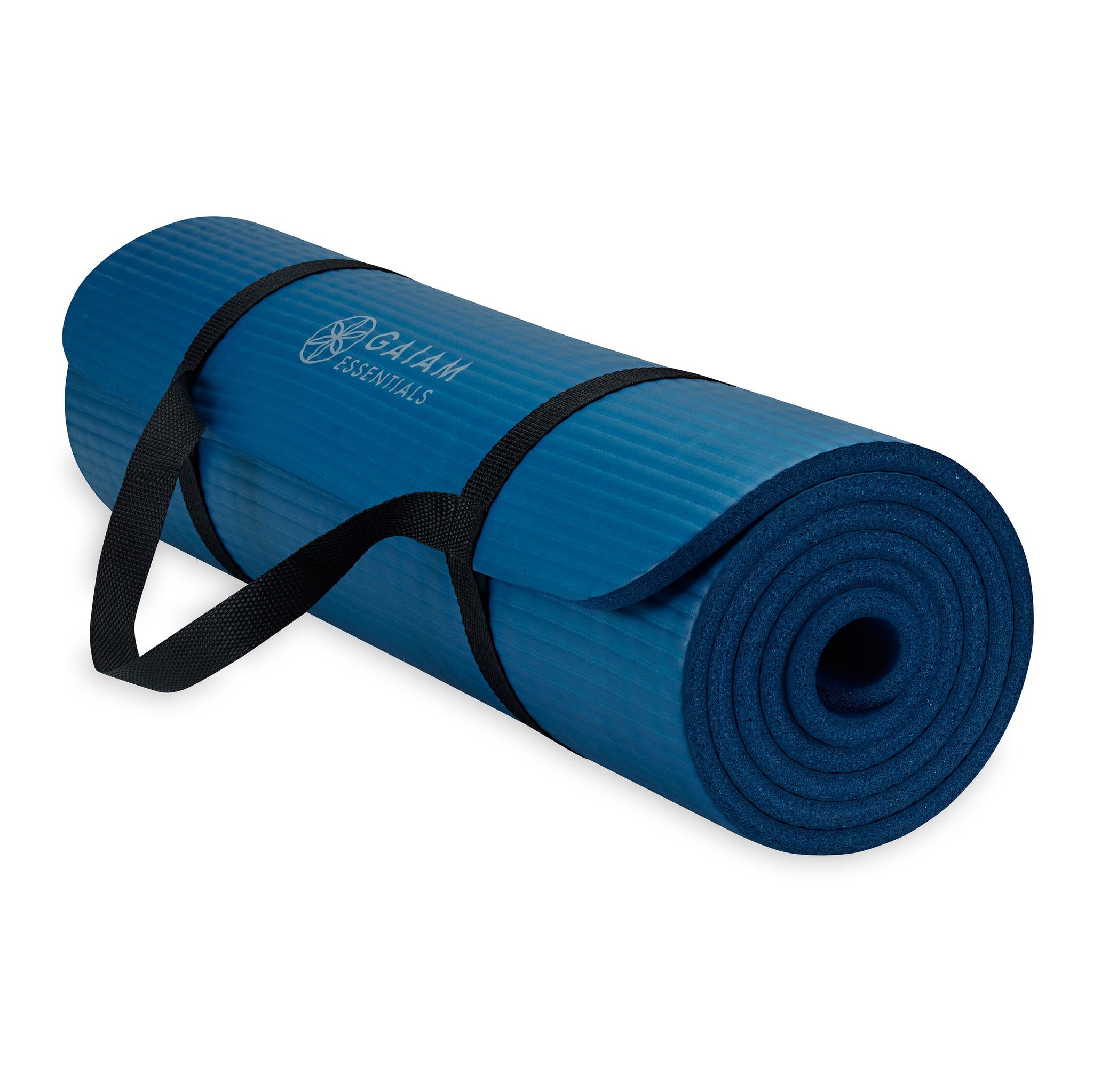 Buy Gaiam Essentials Fitness Mat & Sling (10mm) online for sale at