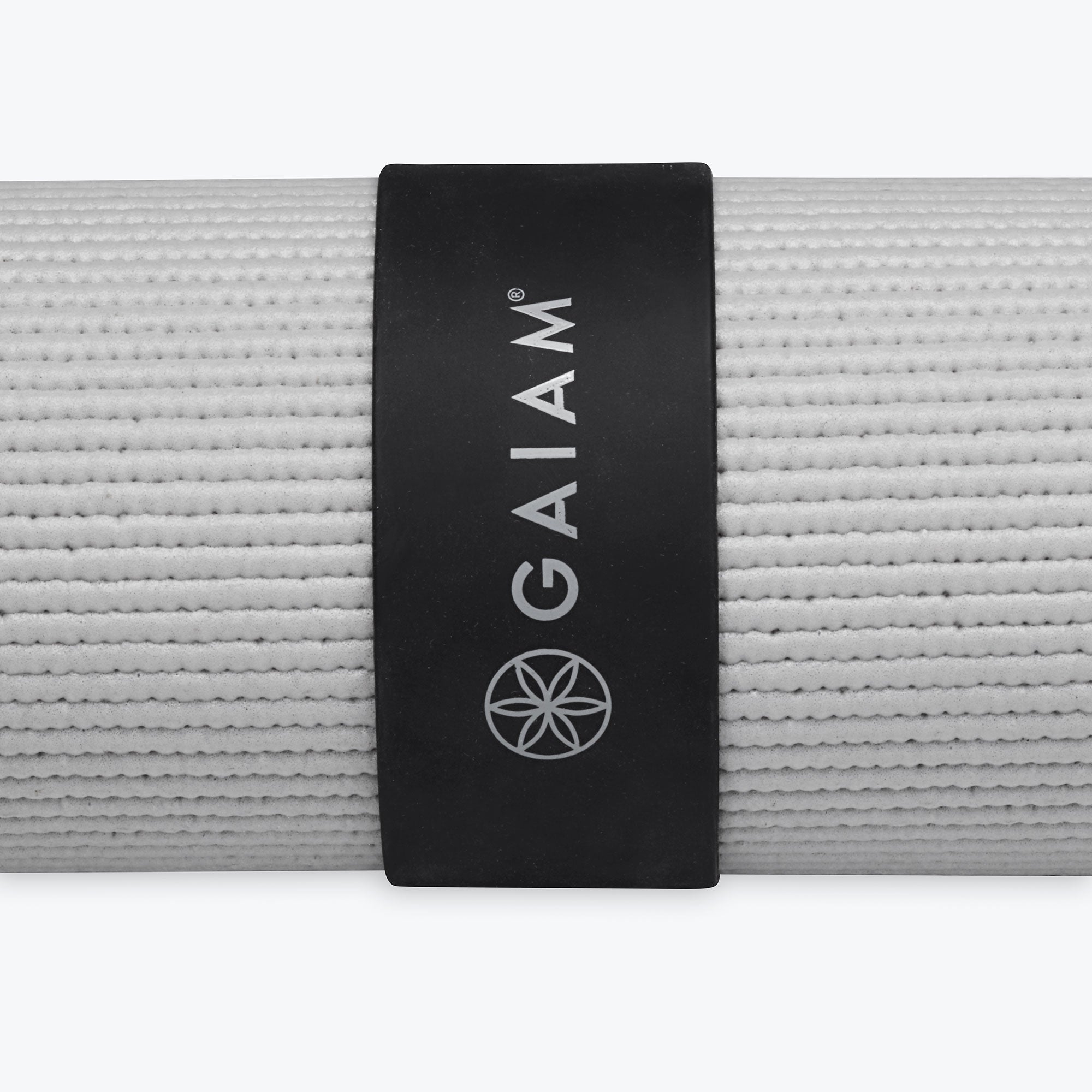 Evolve by Gaiam 8 Ft. Yoga Strap NEW Black With Silver Hardware