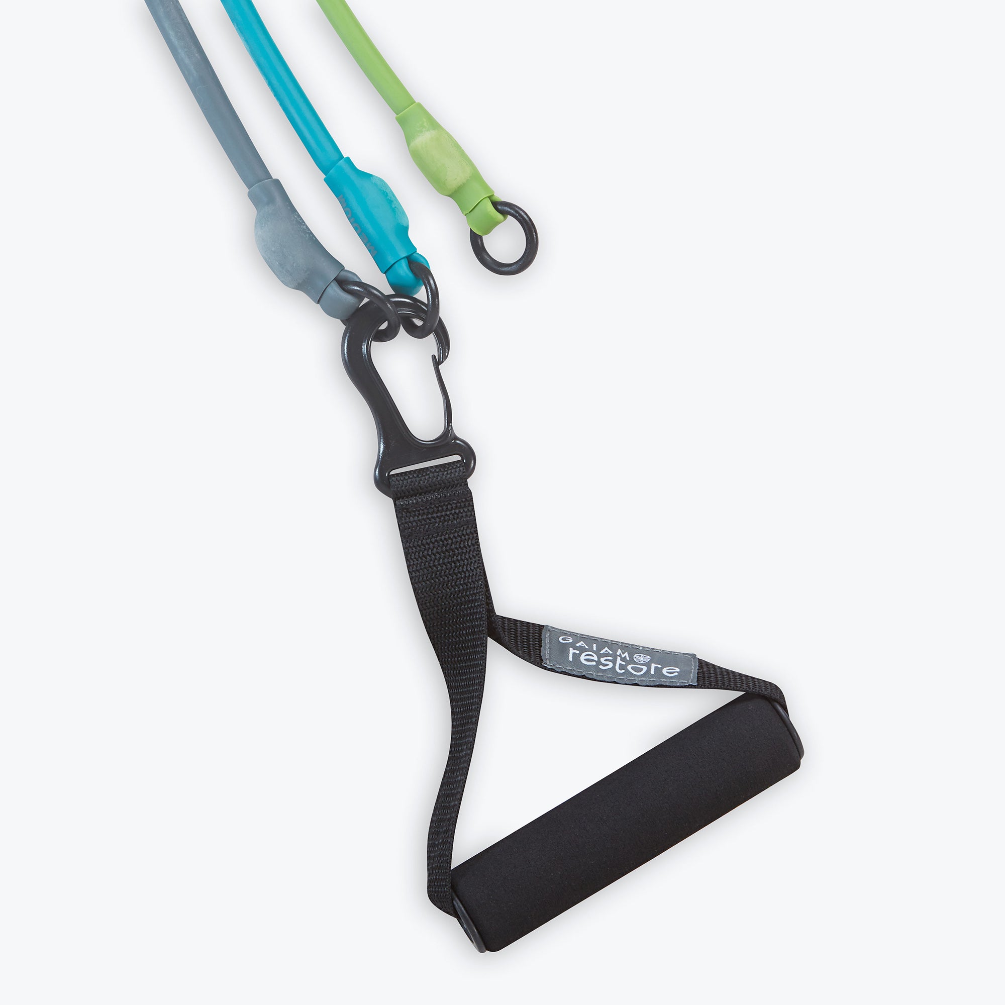 Adjustable resistances on the Restore 3-in-1 Resistance Band Kit