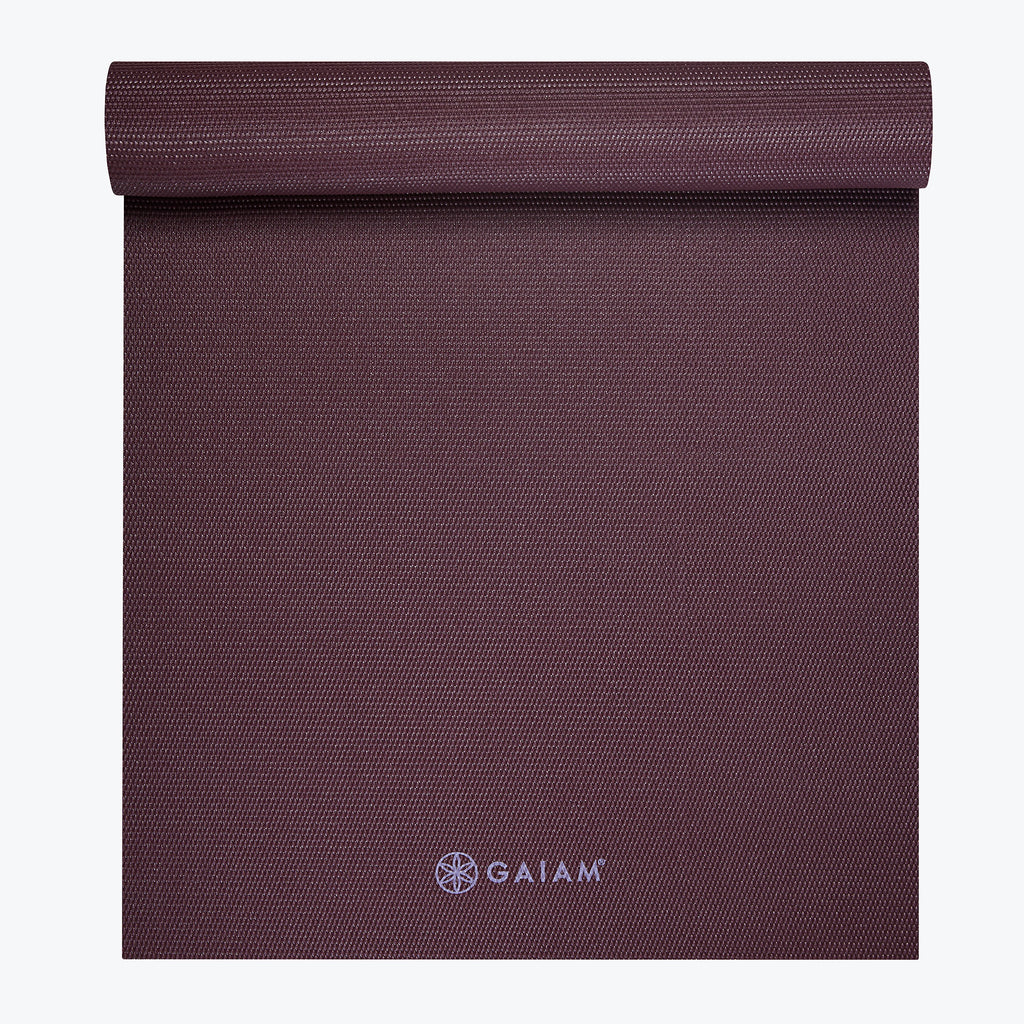 Wild Aubergine Classic Solid Color Yoga Mats (5mm)