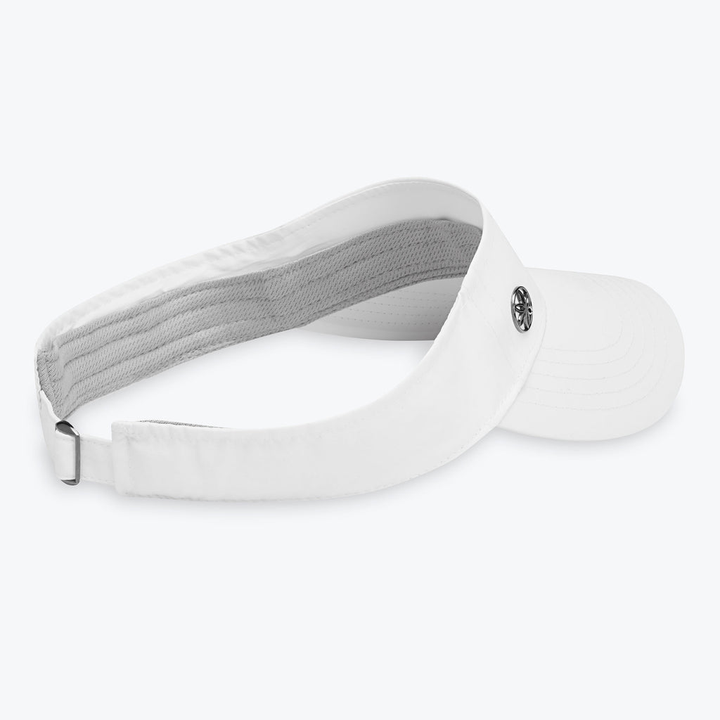 Classic Fitness Visor White Back View