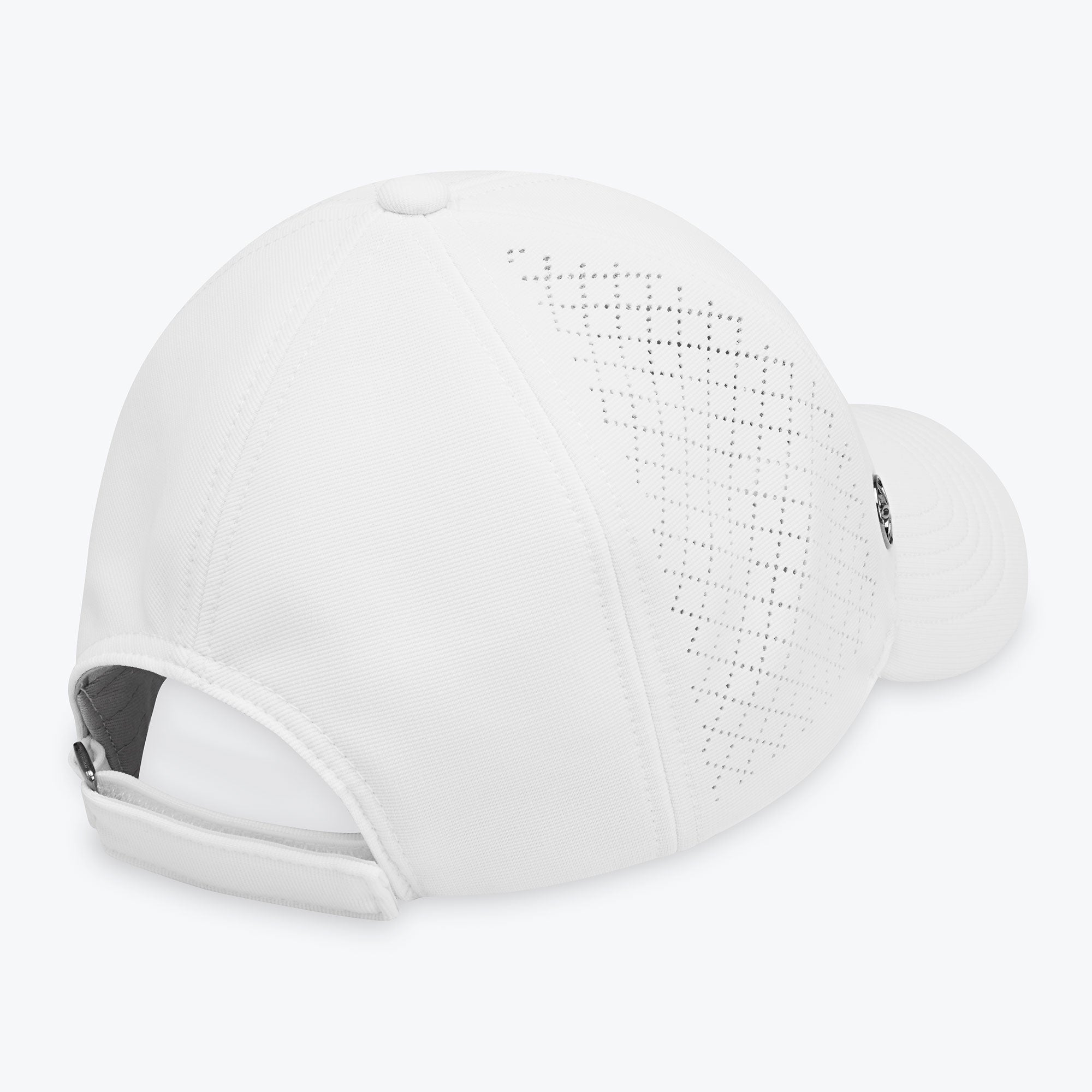 Wander Breathable Geo Hat White Back View