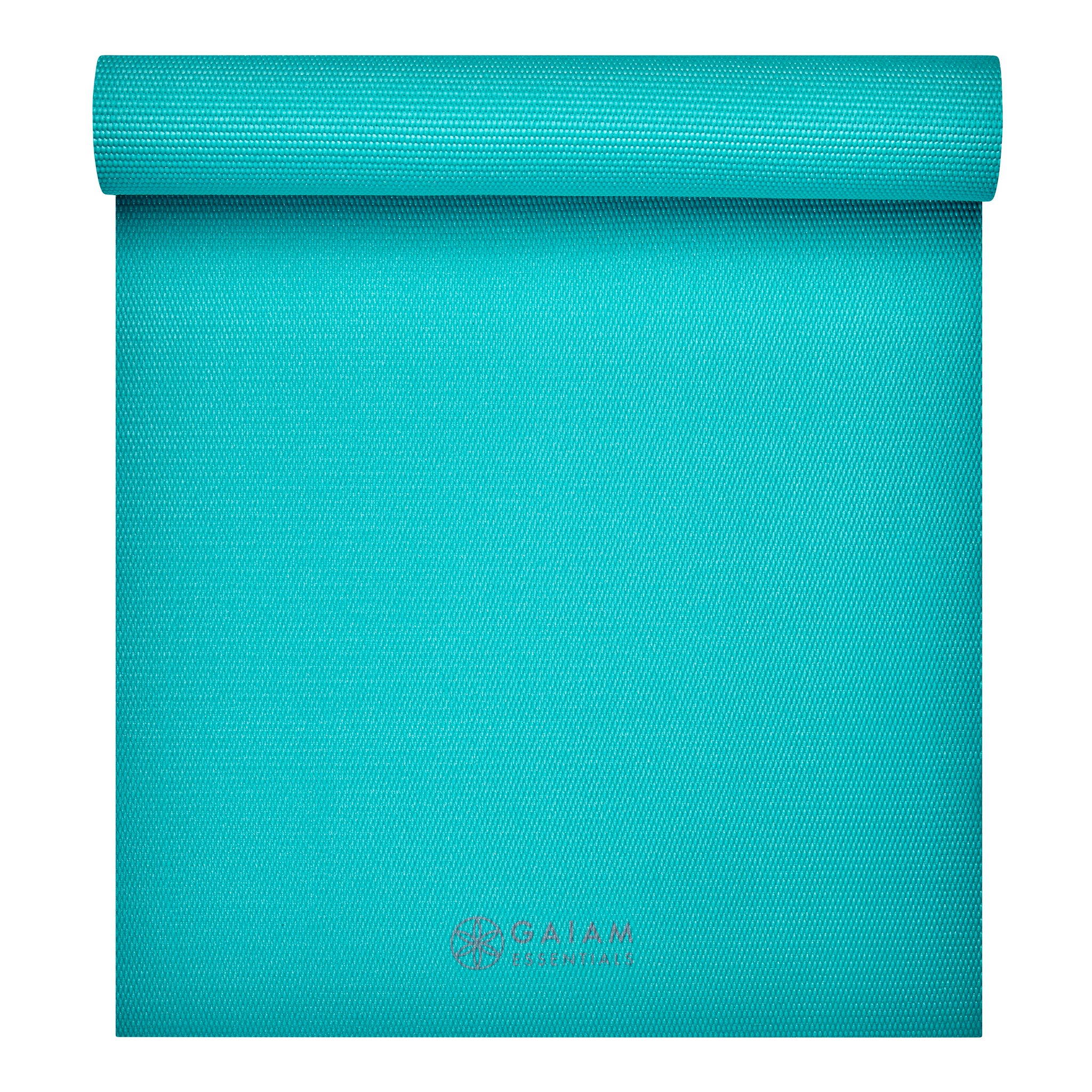 Gaiam Essentials Thick Yoga Mat Fitness & Exercise Mat with Easy-Cinch Yoga  Mat Carrier Strap, Green, 72 InchL x 24 InchW x 2/5 Inch Thick 
