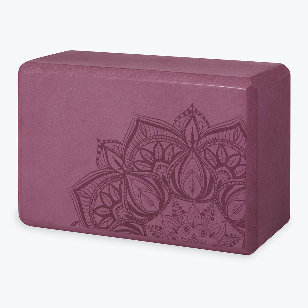 Printed Yoga Block athenian blush