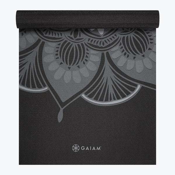 Gaiam Yoga Mat - Folding Travel Fitness & Exercise Mat - Foldable Yoga Mat  for All Types of Yoga, Pilates & Floor Workouts (68L x 24W x 2mm Thick)
