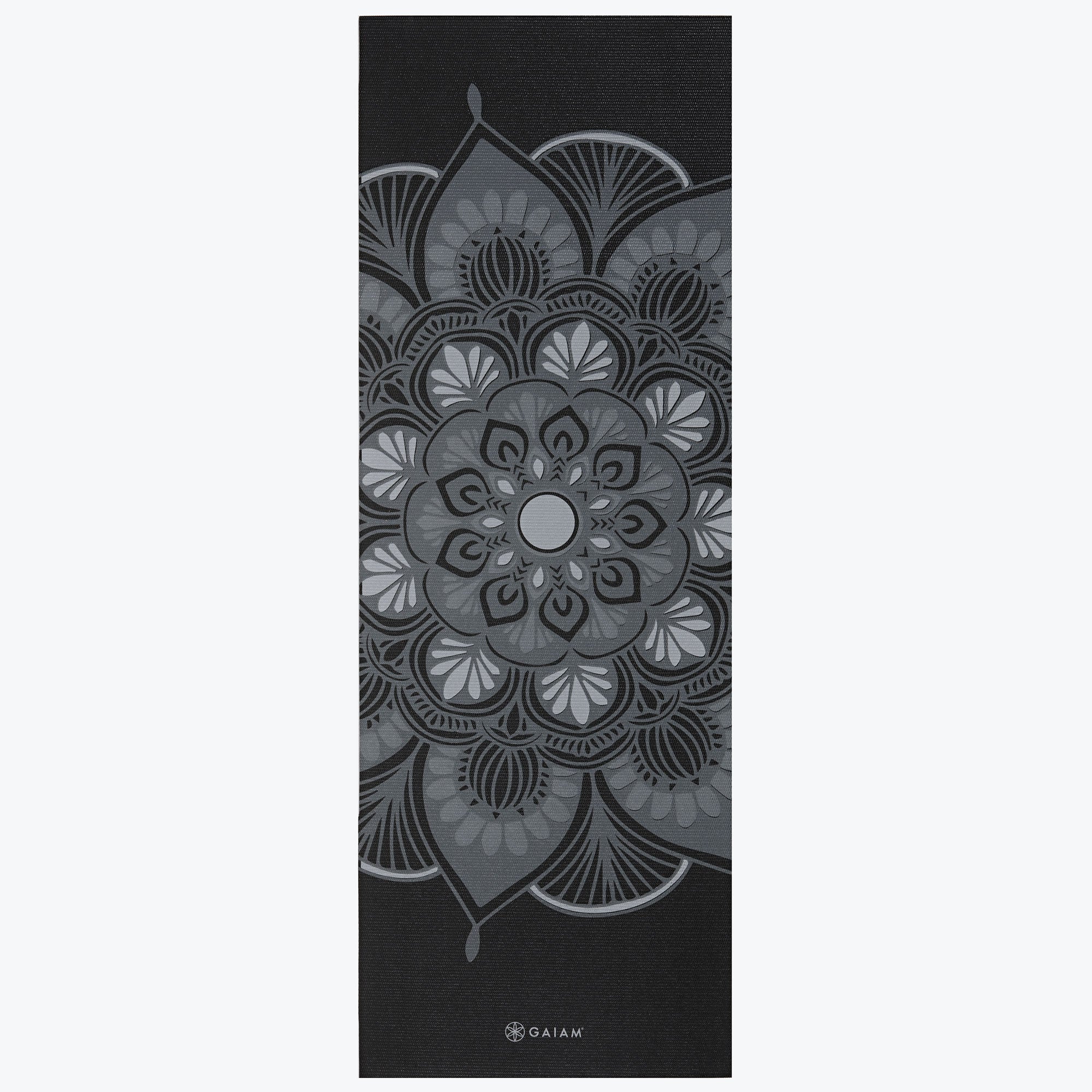 mystic ink yoga mat rolled out