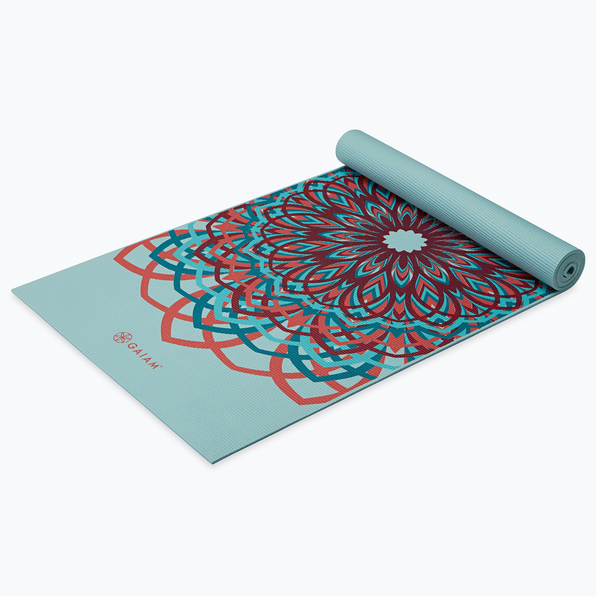 santorini yoga mat at an angle