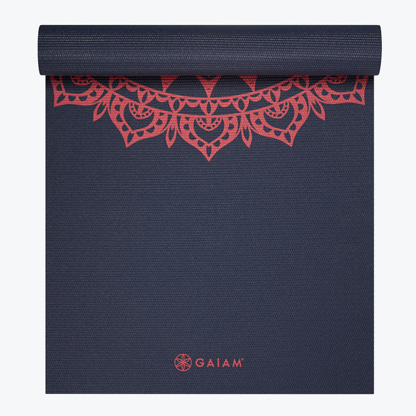 Gaiam Gaiam Tribal Wisdom Yoga Mat 6mm Premium - Sports Equipment