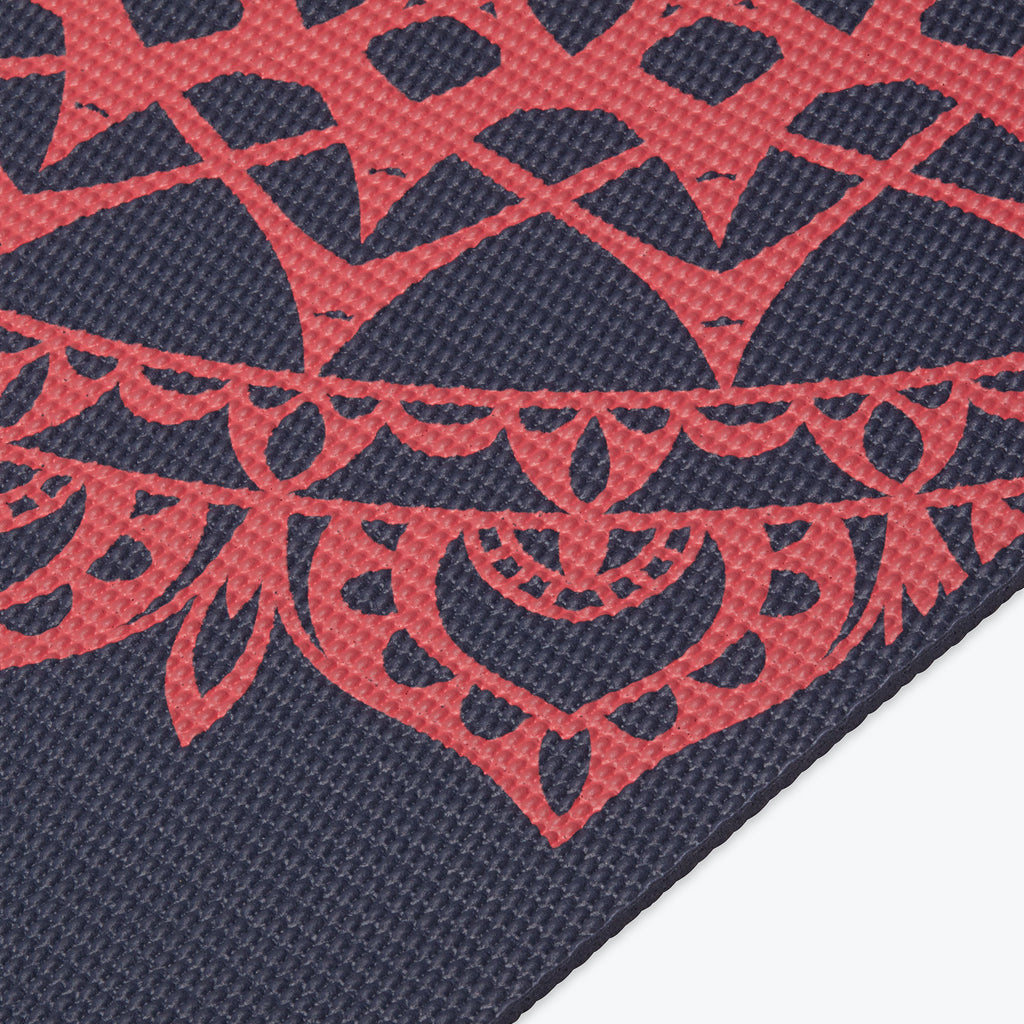 details of pink marrakesh mat