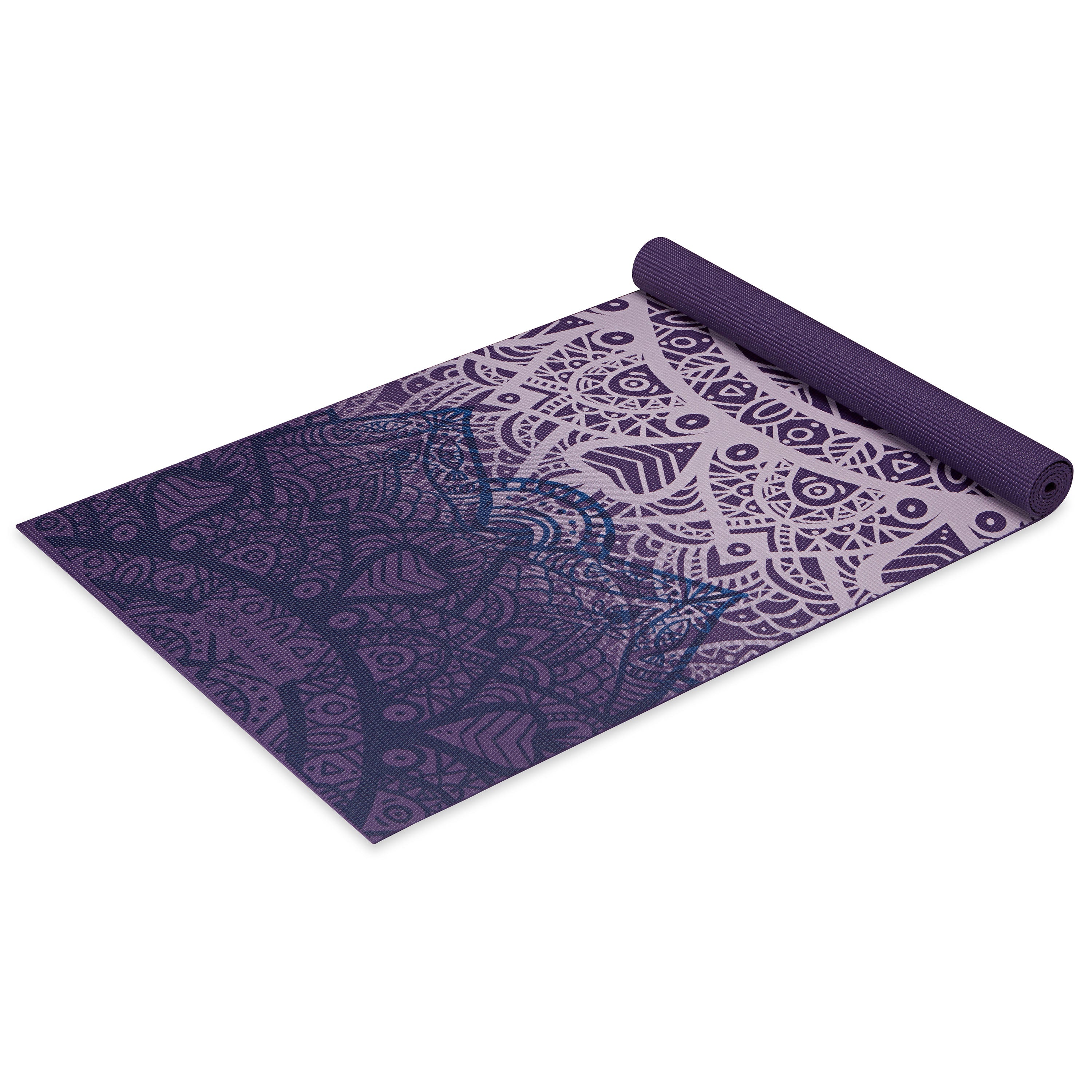 Classic Yoga Mat (4mm) - Purple Lattice - Gaiam