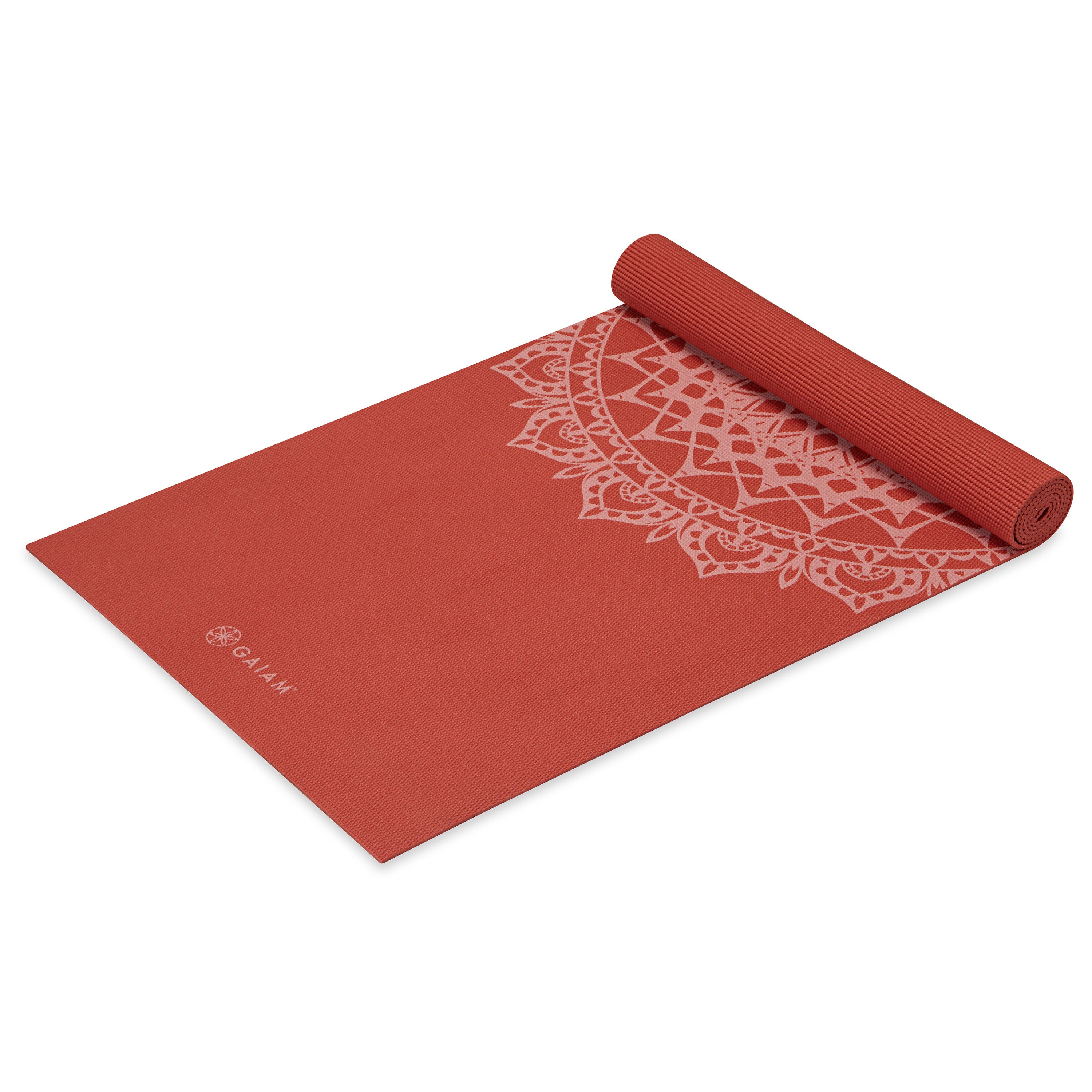 Gaiam Yoga Mat Moroccan Garden Printed Lightweight Non-Slip 68”x24