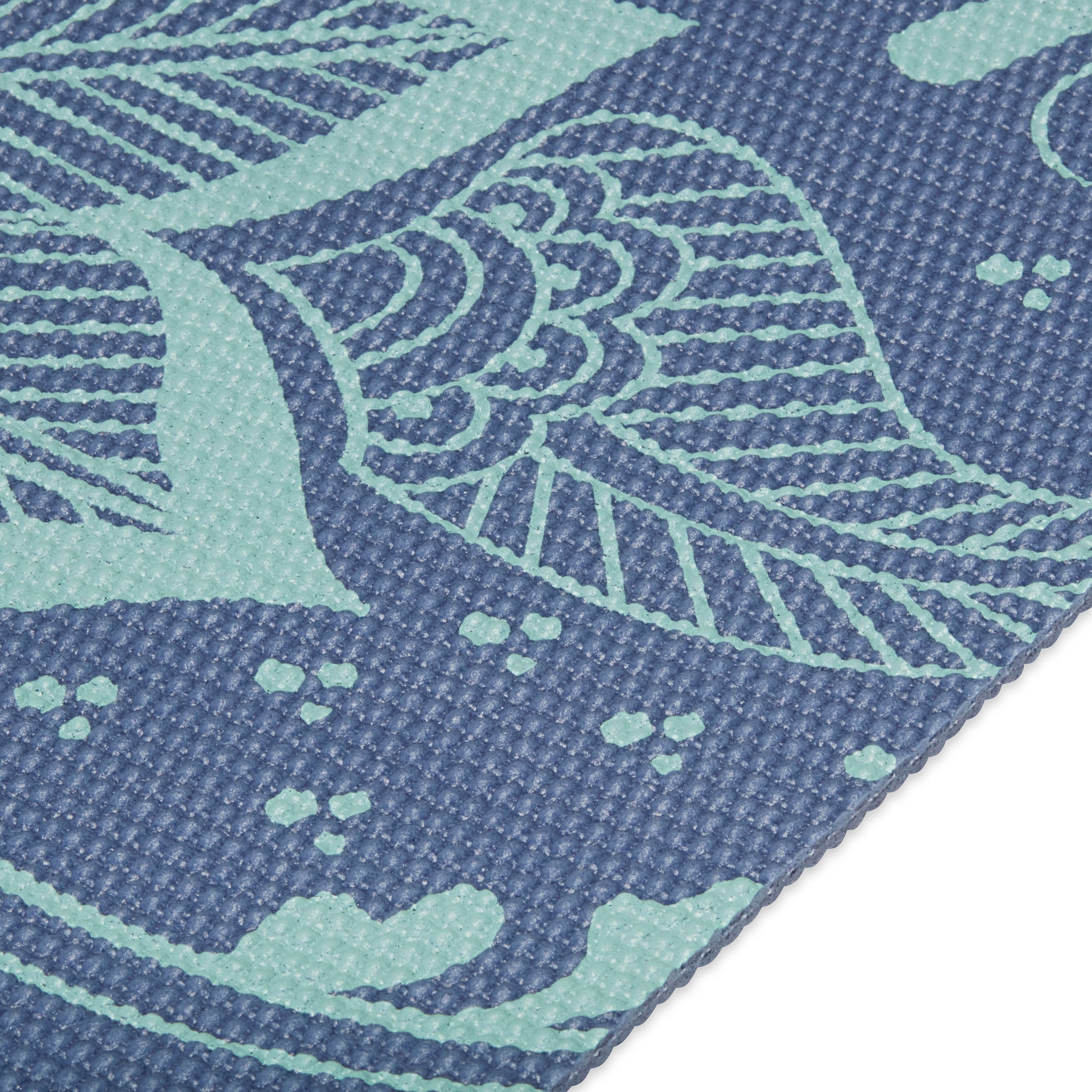  Gaiam Yoga Mat - Alignment Print Premium 6mm Thick