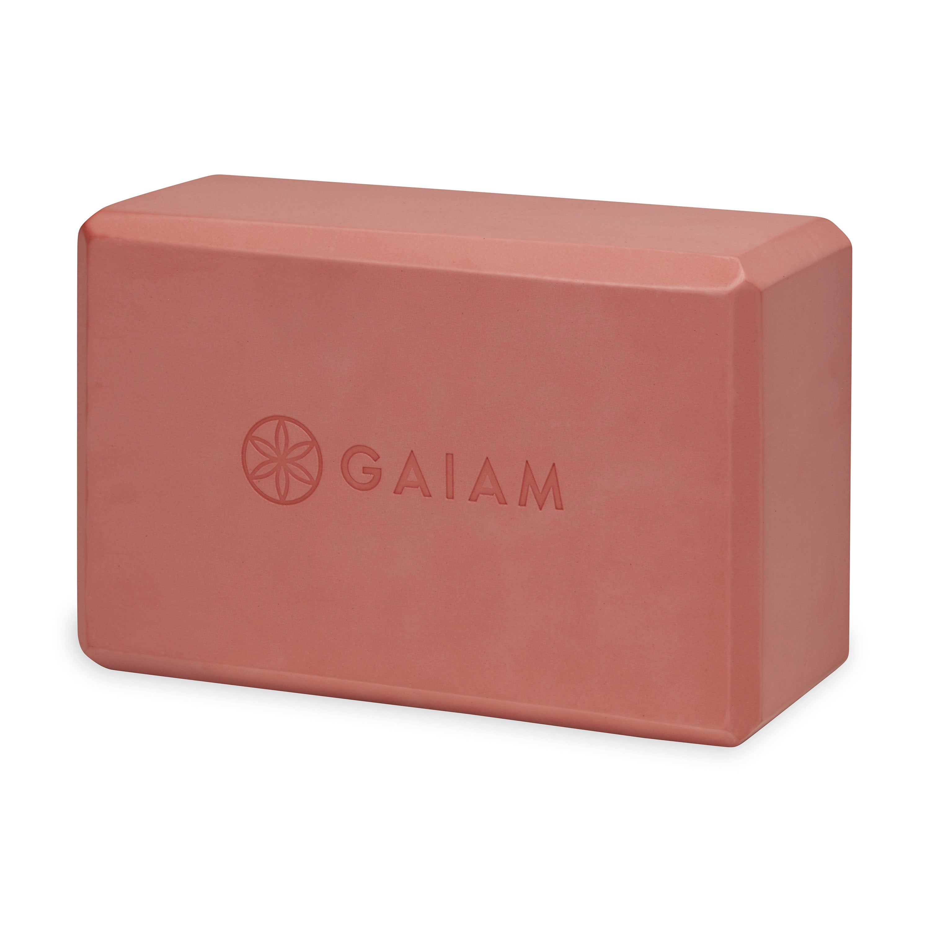 Gaiam Yoga Block - Supportive Latex-Free Eva Foam - Soft Non-Slip Surface  with Beveled Edges for Yoga, Pilates, Meditation - Yoga Accessories for