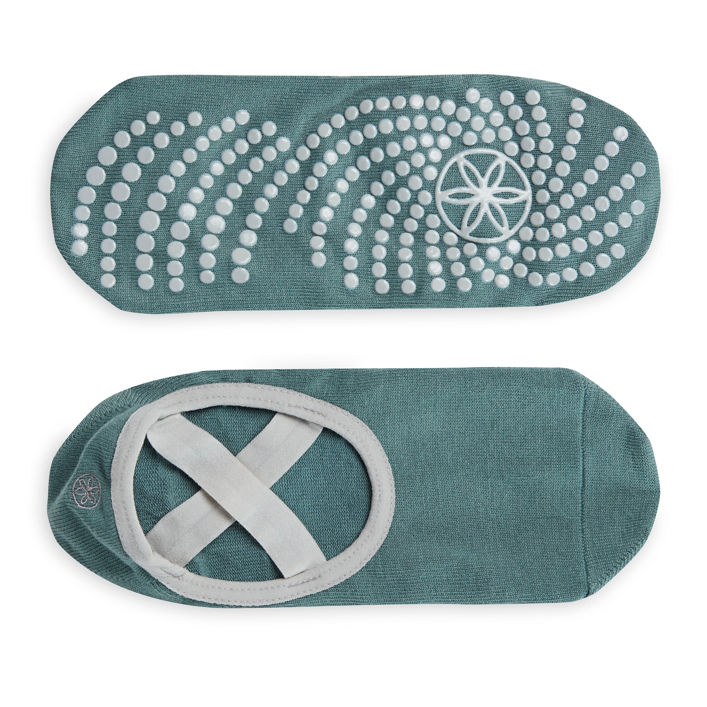 Evolve by Gaiam Grippy Yoga Barre Socks, 2 Pack, Jordan