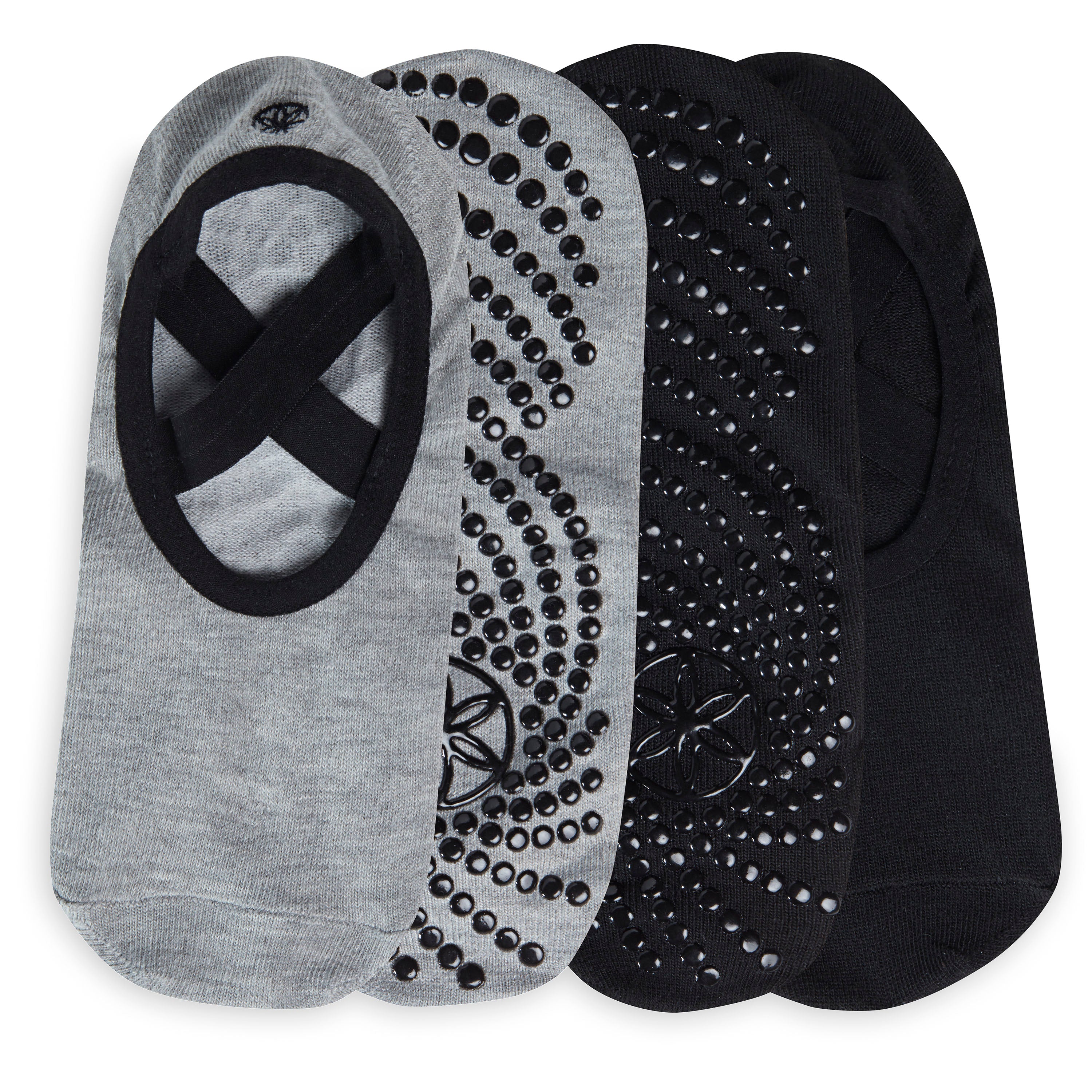 Grippy Yoga-Barre Socks - 2 Pack - Gaiam