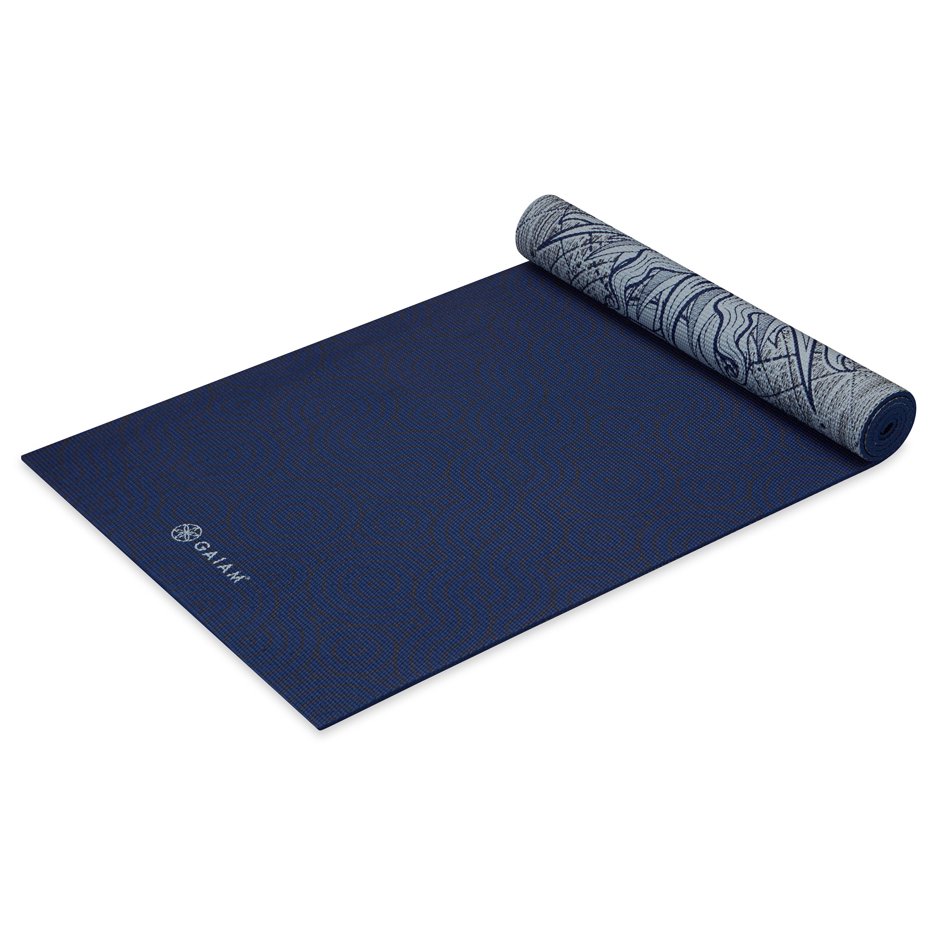 Life Energy Reversible 6-mm Antimicrobial Yoga Mat with Carrying