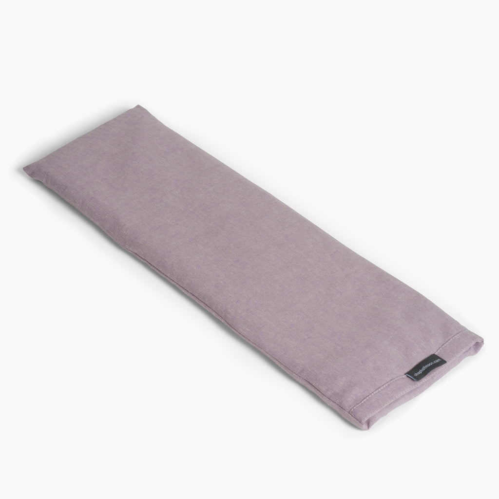 Halfmoon Hot + Cold Therapy Pillow Iris angled