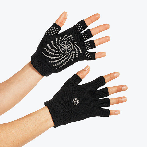  Yoga Gloves & Socks Set with Grips, Non Slip for Women