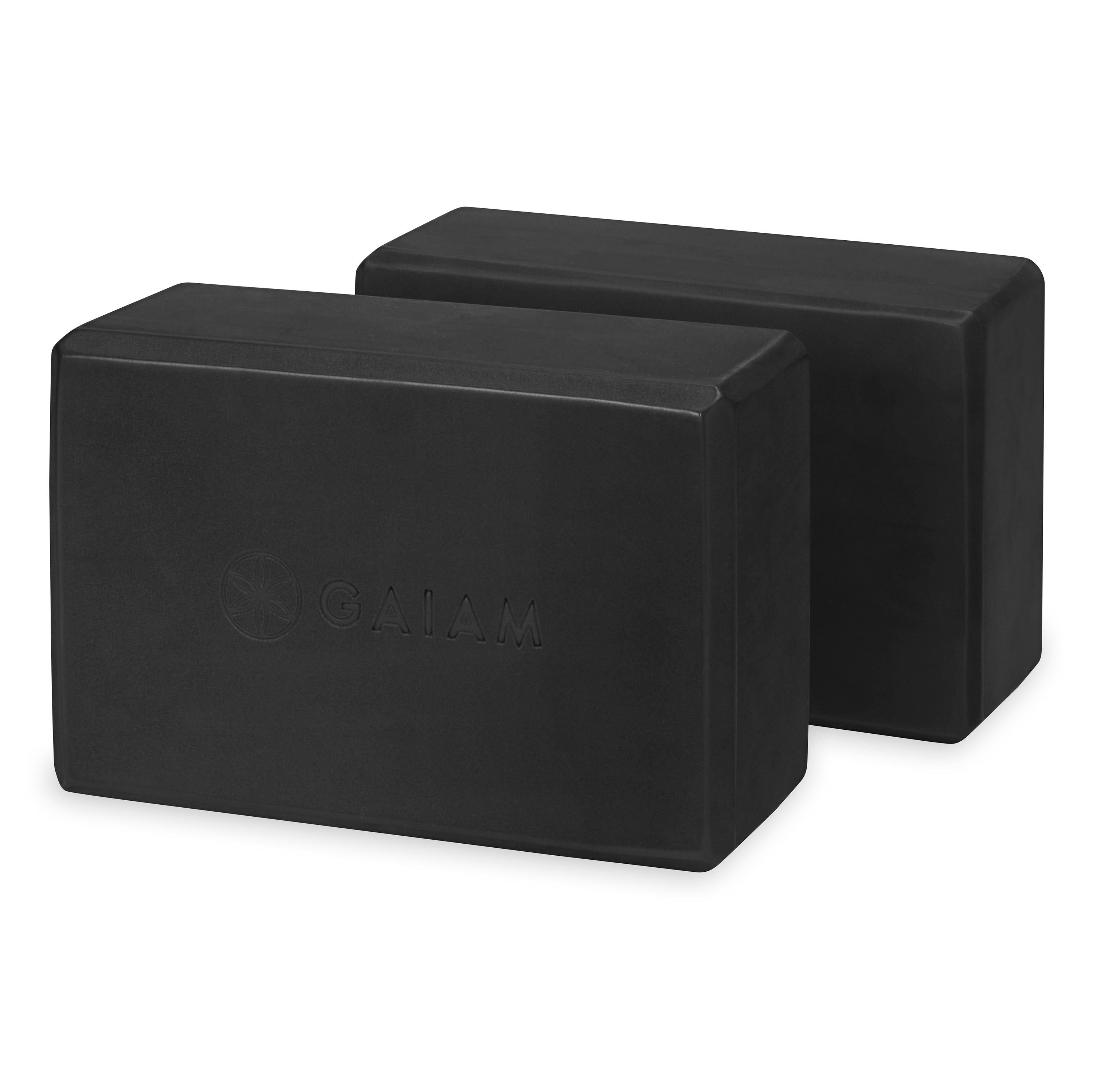 Yoga Block 2-Pack Black front