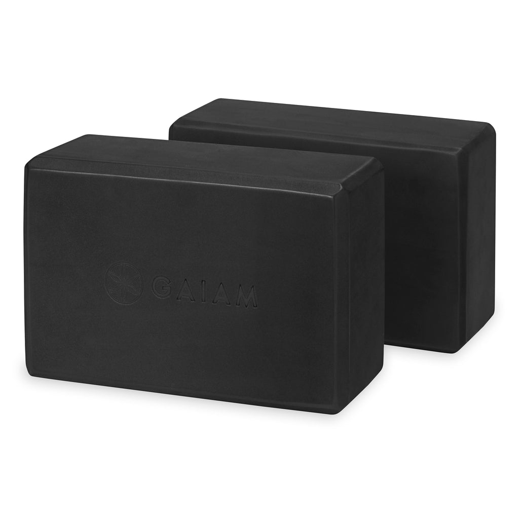Yoga Block 2-Pack Black front